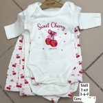 Komplety DZIECIĘCA size 3-9 M_ paczka 6szt _1 kolor 8344184