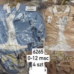 Komplety DZIECIĘCA size  0-12 M_ paczka 4szt _1 kolor 8344187