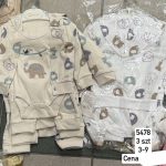 Komplety DZIECIĘCA size 3-9 M_ paczka 6szt _1 kolor 8344189