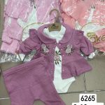 Komplety DZIECIĘCA size 0-12 M_ paczka 4szt _1 kolor 8344191