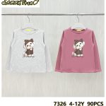 Bluzka DZIECIĘCA size 4-12 lat_ paczka 10szt _mix kolor 4363149
