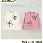 Bluzka DZIECIĘCA size 4-12 lat_ paczka 10szt _mix kolor 4363150