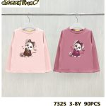 Bluzka DZIECIĘCA size 3-8 lat_ paczka 10szt _mix kolor 4363151