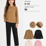 Bluzka DZIECIĘCA size 4-14 lat_ paczka 24szt _mix kolor 5363472