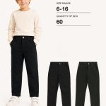 Spodnie DZIECIĘCA size 6-16 lat_ paczka 12szt _mix kolor 5363501