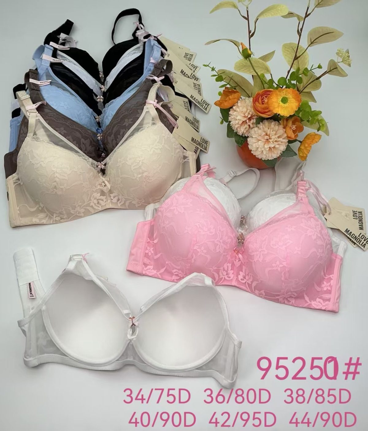 Biustonosz Damskie_Miska D 75-100_paczka 6szt _1 kolor 3061351