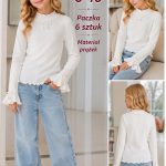Bluzka DZIECIĘCA size 6-16 lat_ paczka 6szt _1 kolor 5841958