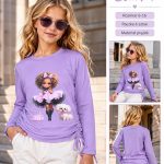Bluzka DZIECIĘCA size 6-16 lat_ paczka 6szt _1 kolor 5842130