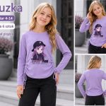 Bluzka DZIECIĘCA size 4-14 lat_ paczka 6szt _1 kolor 5842131