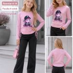 Bluzka DZIECIĘCA size 4-14 lat_ paczka 6szt _1 kolor 5842135