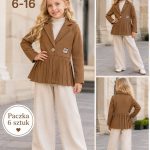 Płaszcz DZIECIĘCA size 6-16 lat_ paczka 6szt _1 kolor 5842152