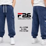 Spodnie jeansy DZIECIĘCA size 8-16 lat_ paczka 5szt _1 kolor 5842194