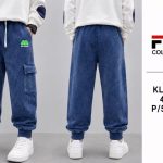 Spodnie jeansy DZIECIĘCA size 4-12 lat_ paczka 5szt _1 kolor 5842197