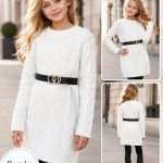 Swetry DZIECIĘCA size 4-14 lat_ paczka 6szt _1 kolor 5842209