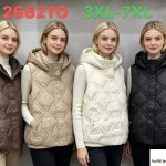 Kamizelki Damskie _size 3-7XL_ paczka 5szt_ 1kolor 5538871