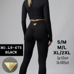 Legginsy Damskie _ size S-2XL _paczka 12szt_mix kolor 1731852