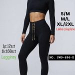 Legginsy Damskie _ size S-2XL _paczka 12szt_mix kolor 1731854