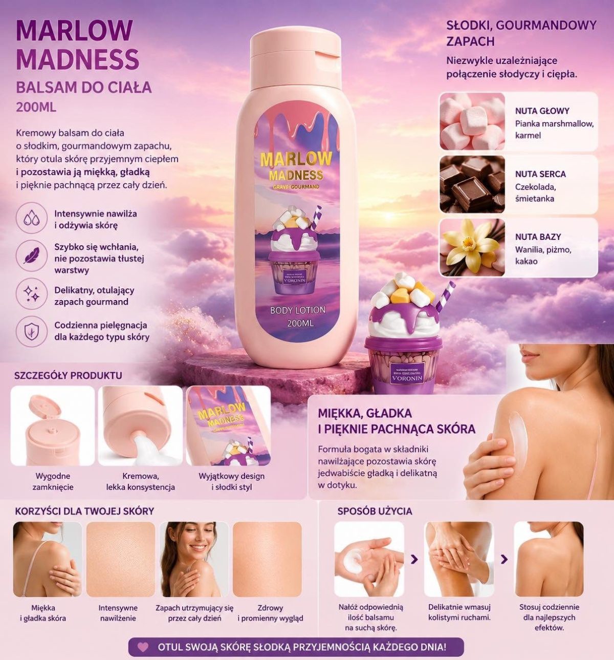 Balsam do ciala Arabskie 200ml Paczka 12 szt 6482178