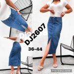 Spódnica długa Jeansowa Damskie _ size 36-44_paczka 10szt_