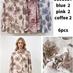 Koszule DAMSKA TURECKA _size uni_ paczka 6 szt_mixkolor 6477846
