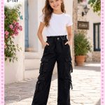 Spodnie DZIECIĘCA size 6-14 lat_ paczka 5szt _1 kolor 6904101
