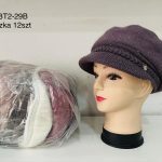 Czapki Damskie_ paczka 12szt _mix kolor 9553161