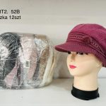 Czapki Damskie_ paczka 12szt _mix kolor 9553162