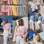 Bluzy Damskie wloskie _size uni_ paczka 6szt_ mix kolor 9553196