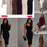 Komplety Damskie wloskie _size uni_ paczka 8szt_ mix kolor 9553211