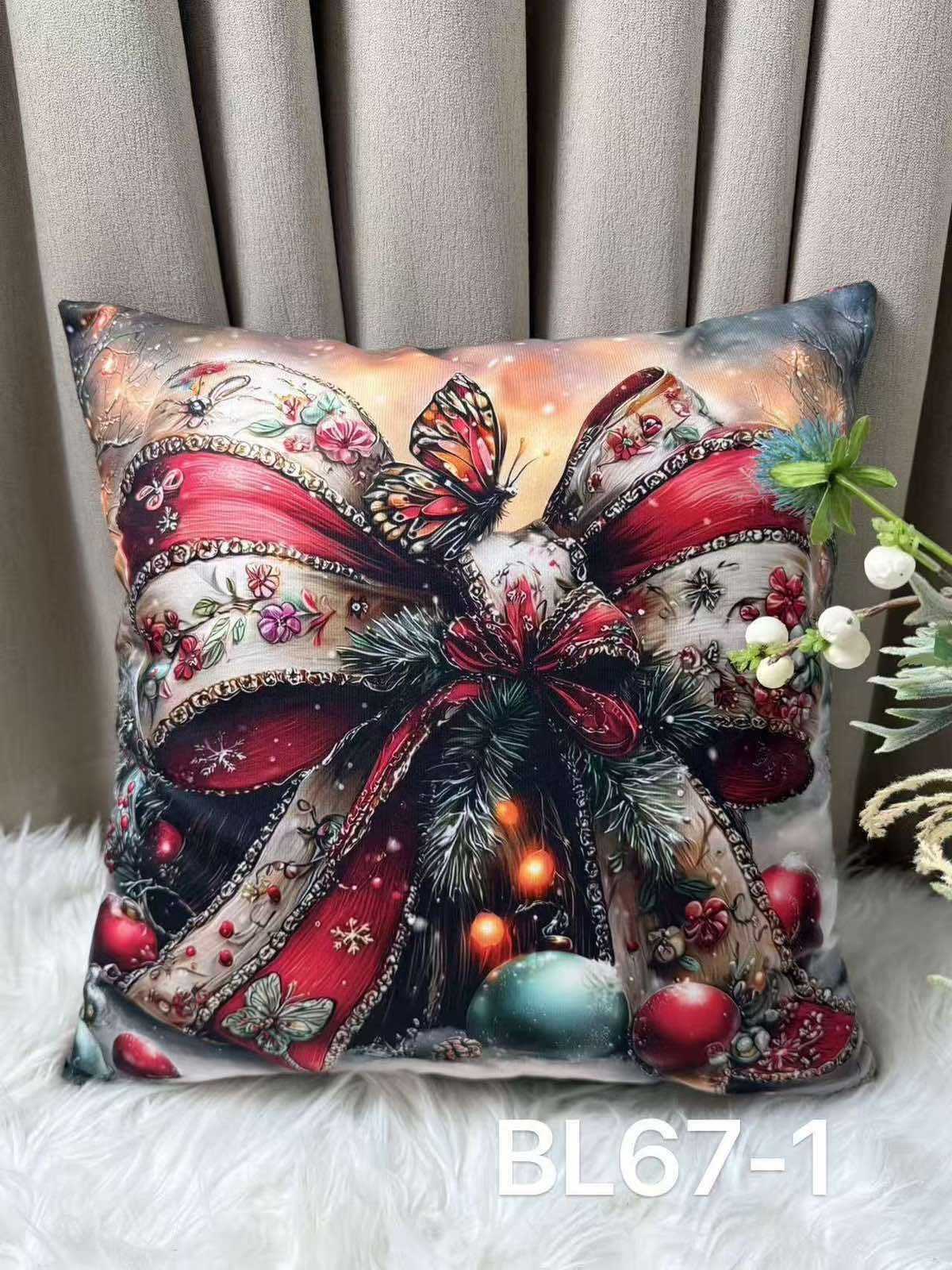 Poszewki na poduszkę ma dwie strony “”” świętowanie ” Rozmiar : 40/40cm _Paczka : 10szt 7889603