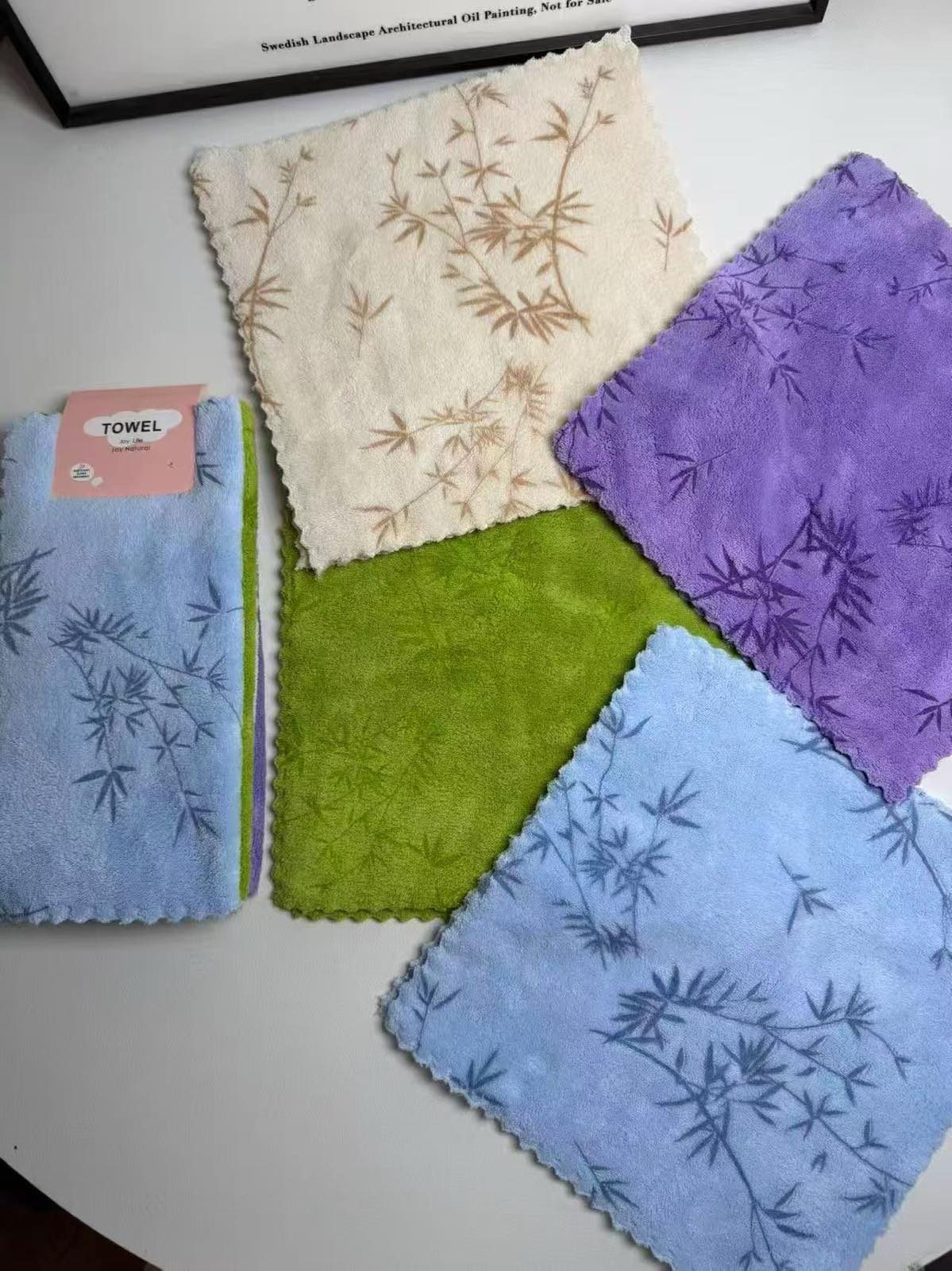 Ścierki z mikrofibra Rozmiar : 30/30cm_Paczka : 30szt / mix kolor 7889644