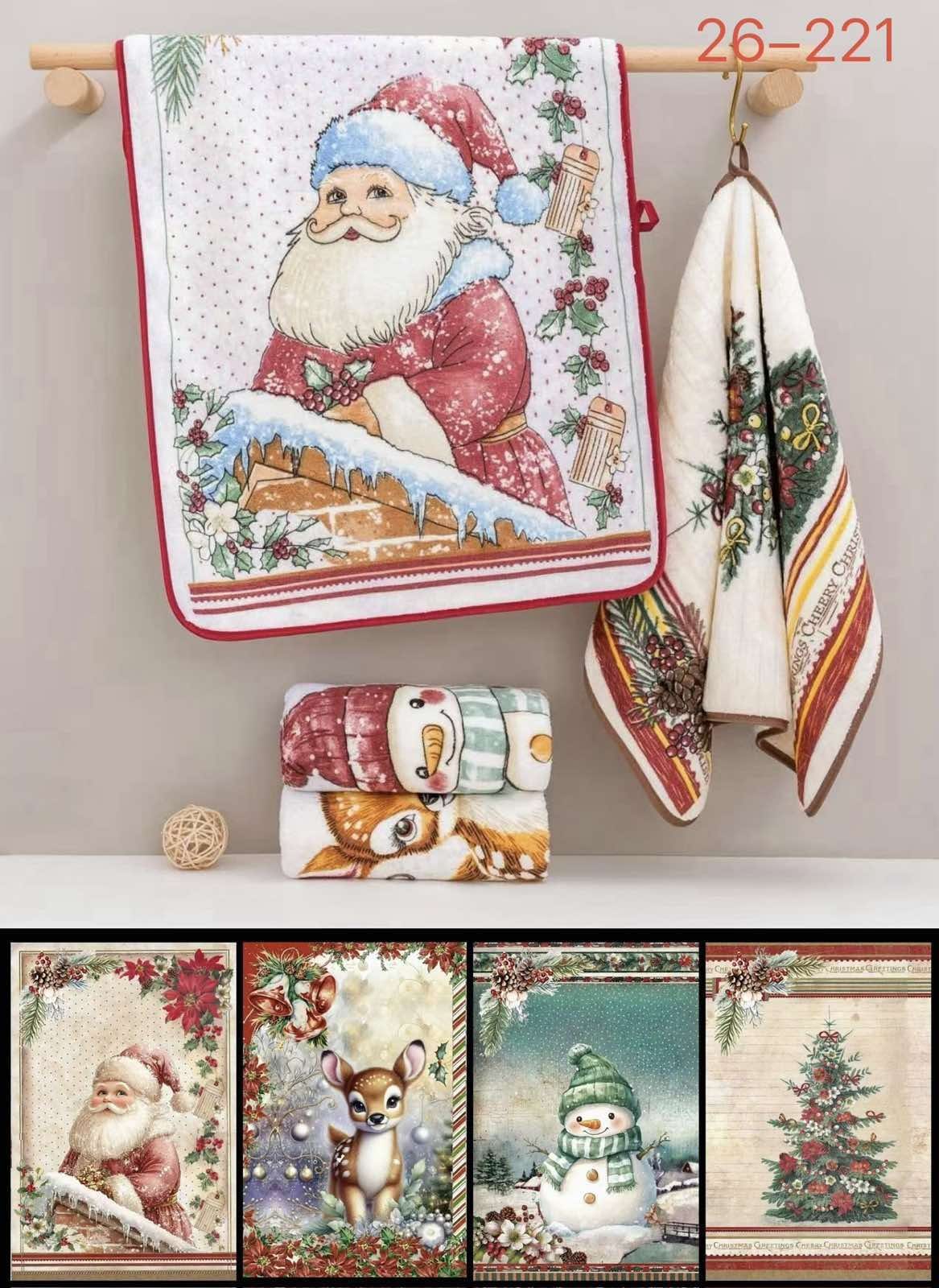 Ścierki w Mikrofibry “świętowanie ” Rozmiar : 40/60cm_Paczka : 20szt / mix wżoru 7889646