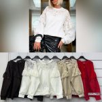 Bluzy Damskie wloskie _size uni_ paczka 6szt_ mix kolor 7083318