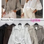 Koszule Damskie wloskie _size uni_ paczka 6szt_ mix kolor 7083557