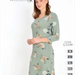 Koszule nocne DAMSKA TURECKA _size m-3xl_ paczka 10 szt_mixkolor 7083561