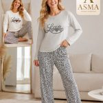 Piżamy DAMSKA TURECKA _size m-3xl_ paczka 10 szt_mixkolor 7083746