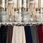 Spódnica długa Damskie wloskie _size uni_ paczka 6szt_ mix kolor 7083779