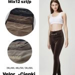 Legginsy/ Getry Damskie _ size 3-6XL _paczka 12szt_MIX  kolor 7083969