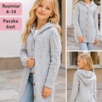Swetry DZIECIĘCA size 4-14 lat_ paczka 6szt _1 kolor 7565022