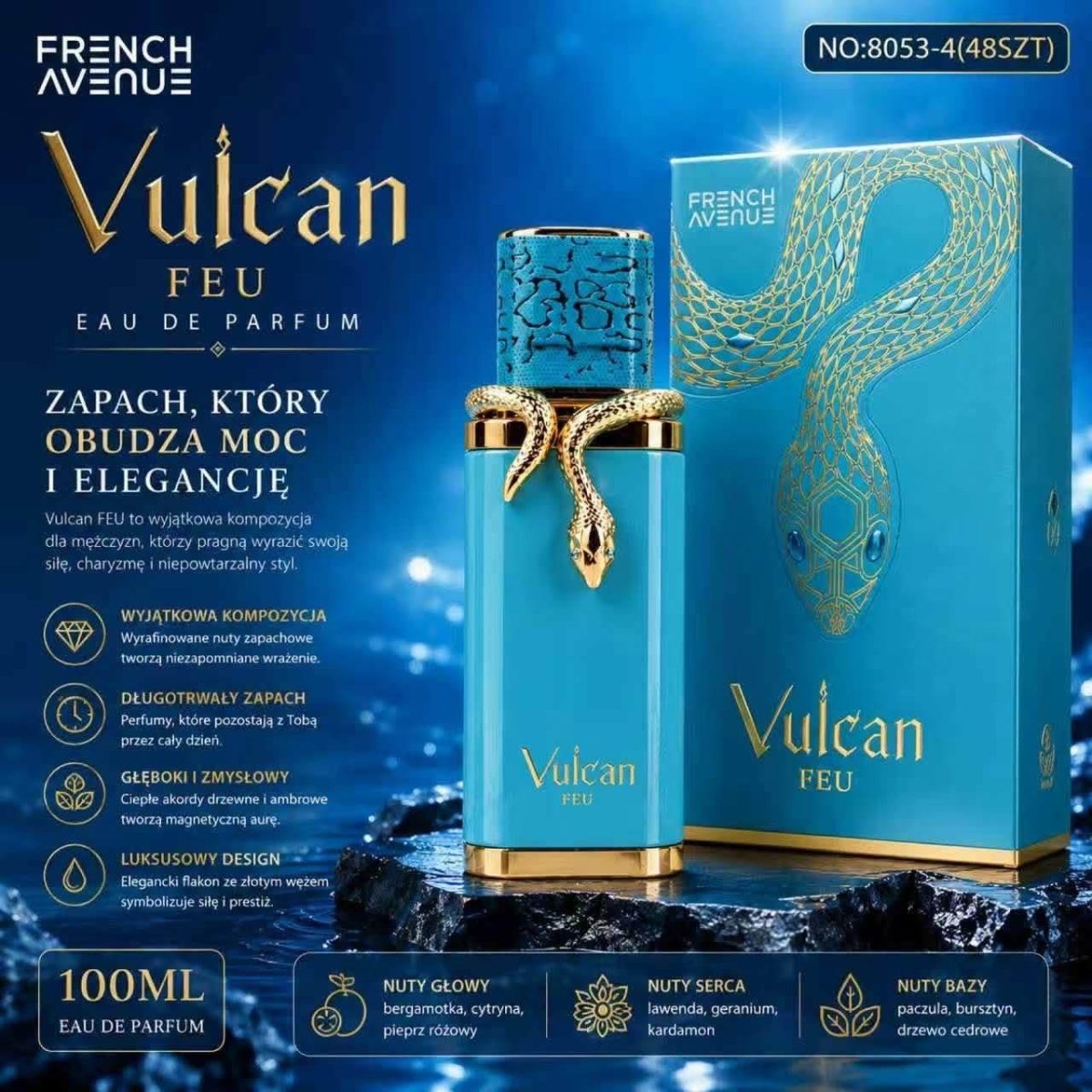 Perfume unisex 100ml _ paczka 12szt 7565060