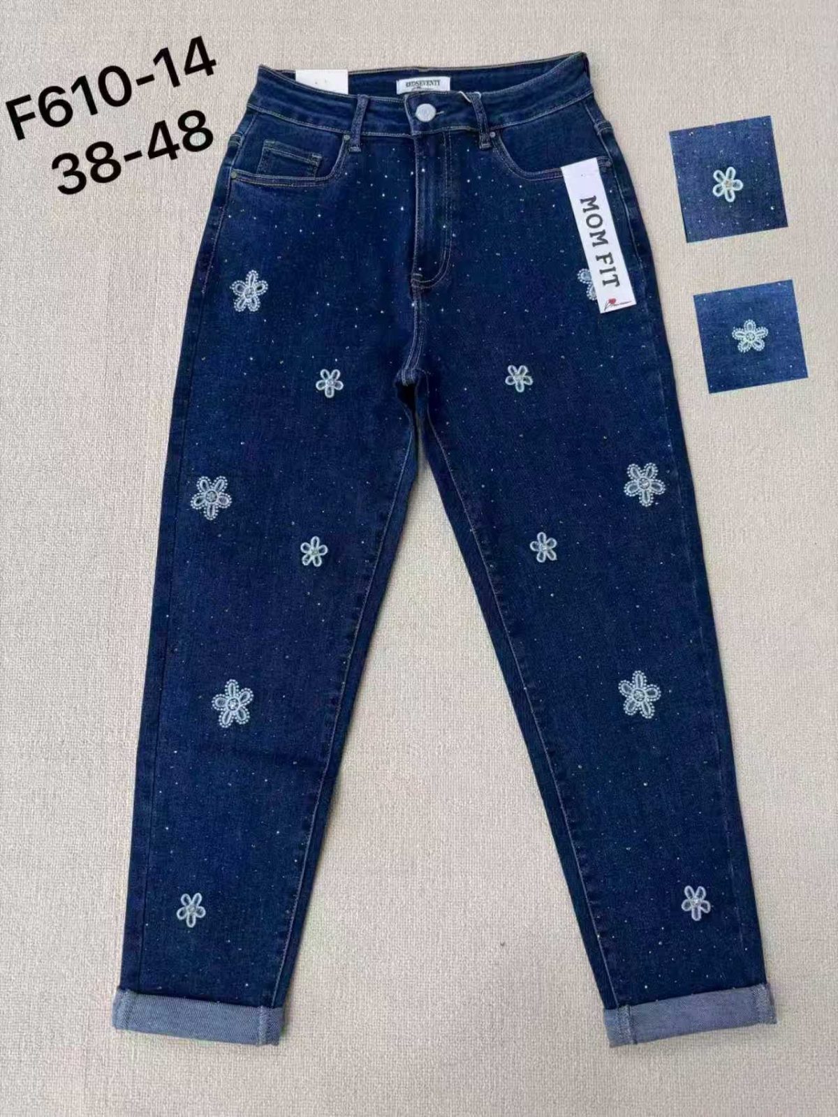 Jeansy Damskie _ size 38-48 _paczka 12szt_