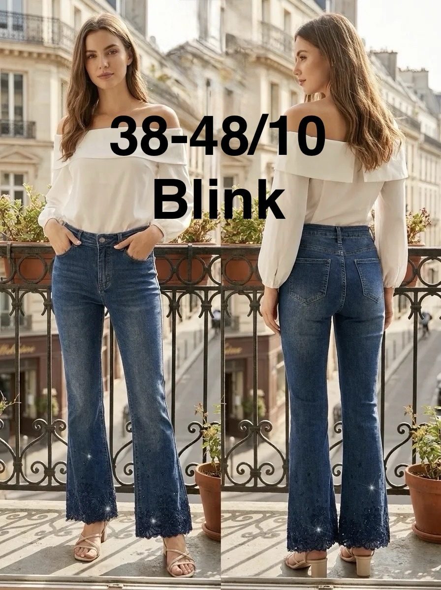 Jeansy Damskie _ size 38-48 _paczka 10szt_ 6122190