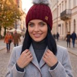 Czapki Damskie_ paczka 12 szt _mix kolor 6122253