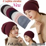 Czapki Damskie_ paczka 12 szt _mix kolor 6122268