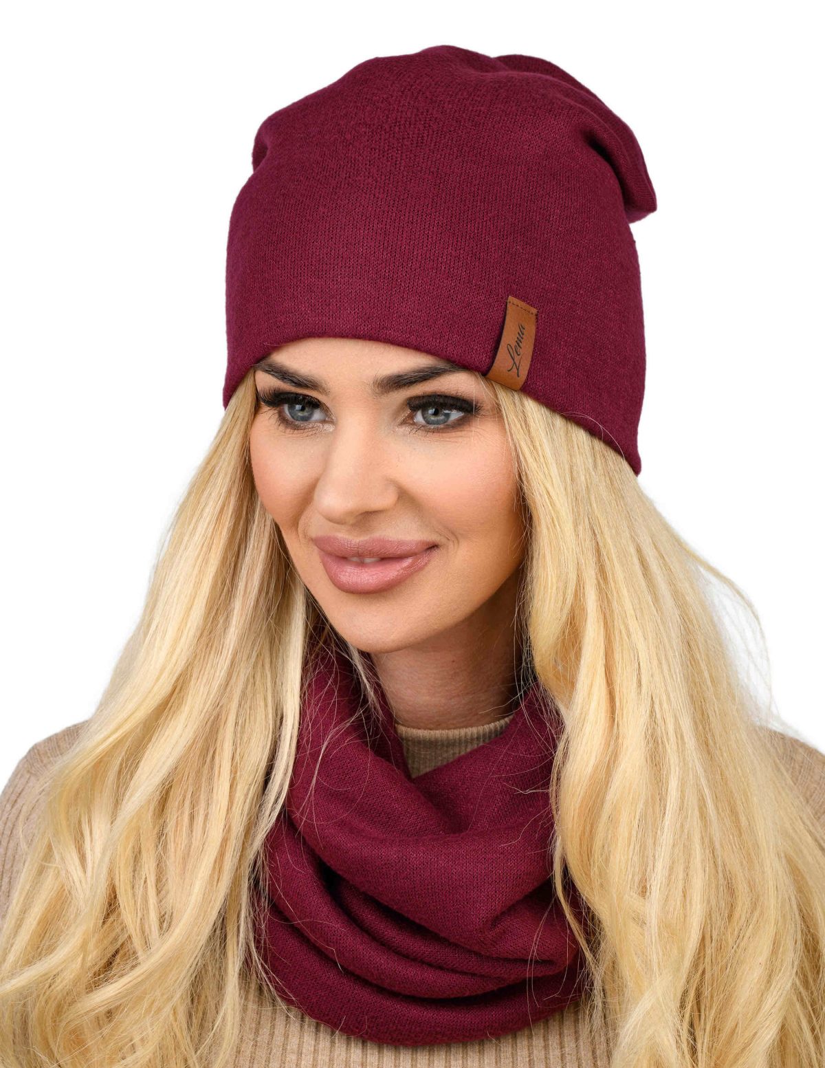 Komplet czapka Damskie_ paczka 12 szt _mix kolor 6122308