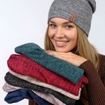 Komplet czapka Damskie_ paczka 12 szt _mix kolor 6122310