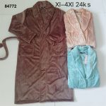 Szlafrok DAMSKA TURECKA_size xl-4xl_ paczka 12 szt_mixkolor