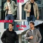 Kurtki MĘSKA _size m-3xl_ paczka 5szt_ 1 kolor 2179651
