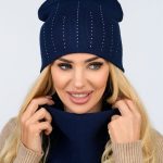 Komplet czapka Damskie_ paczka 12 szt _mix kolor 2179657