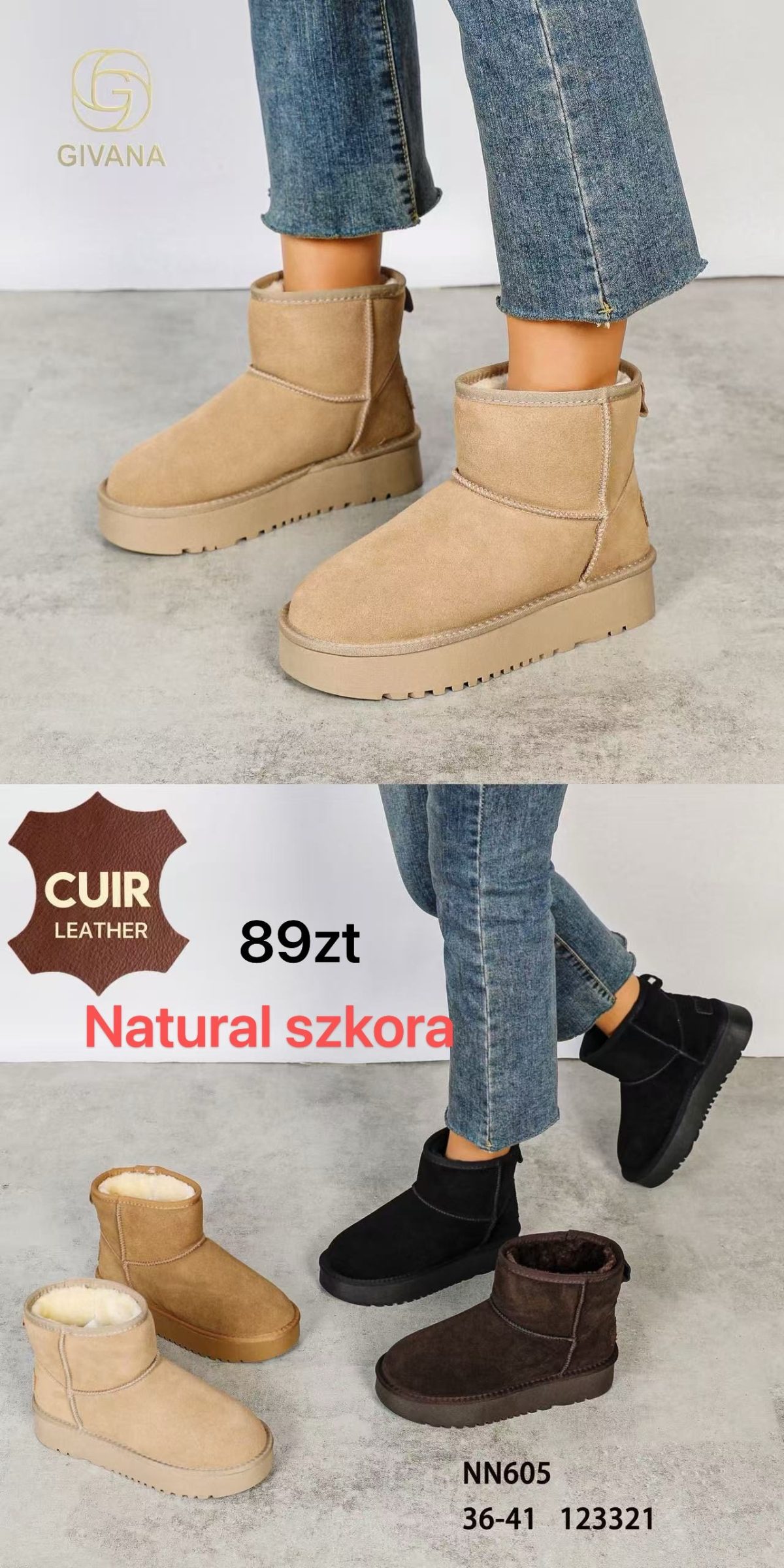 Buty Botki DAMSKIE (36-41_12par) 6824762